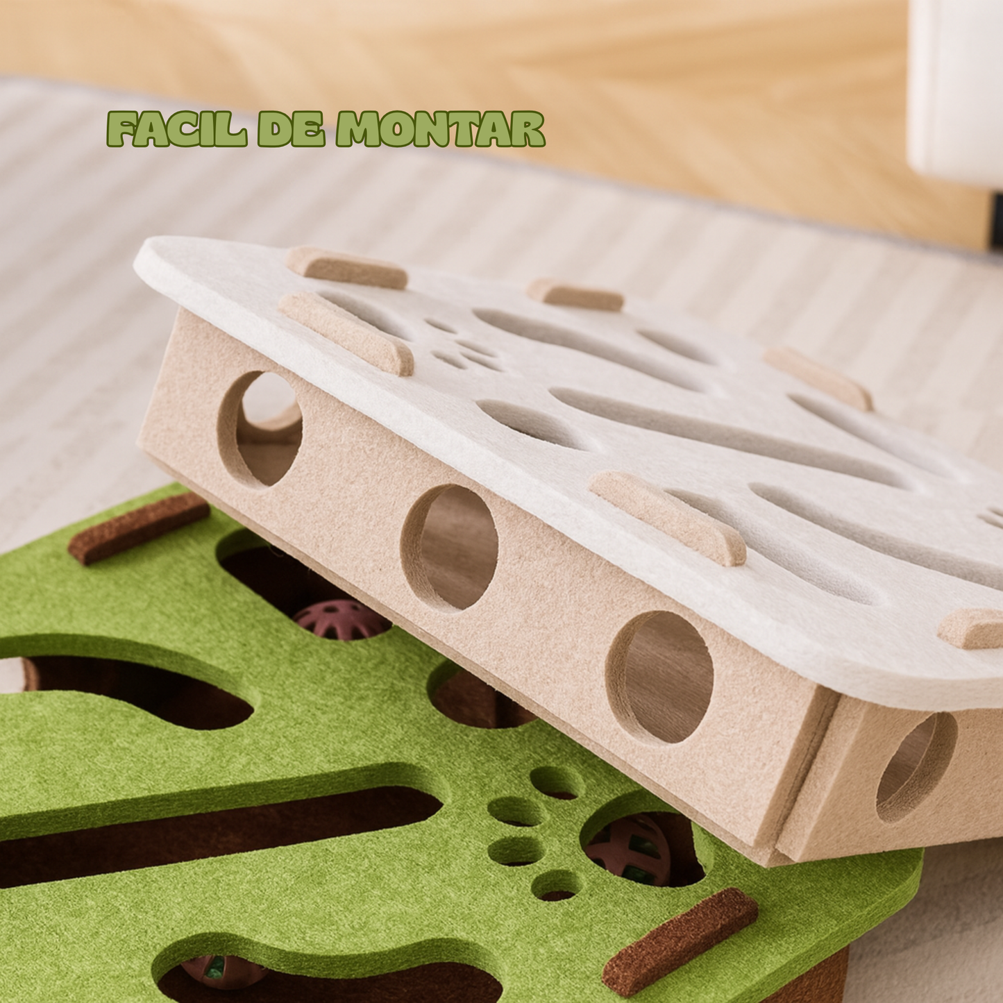 Juguete Rompecabezas para gatos.