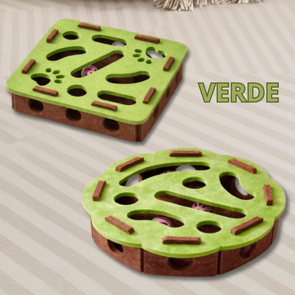 Juguete Rompecabezas para gatos.