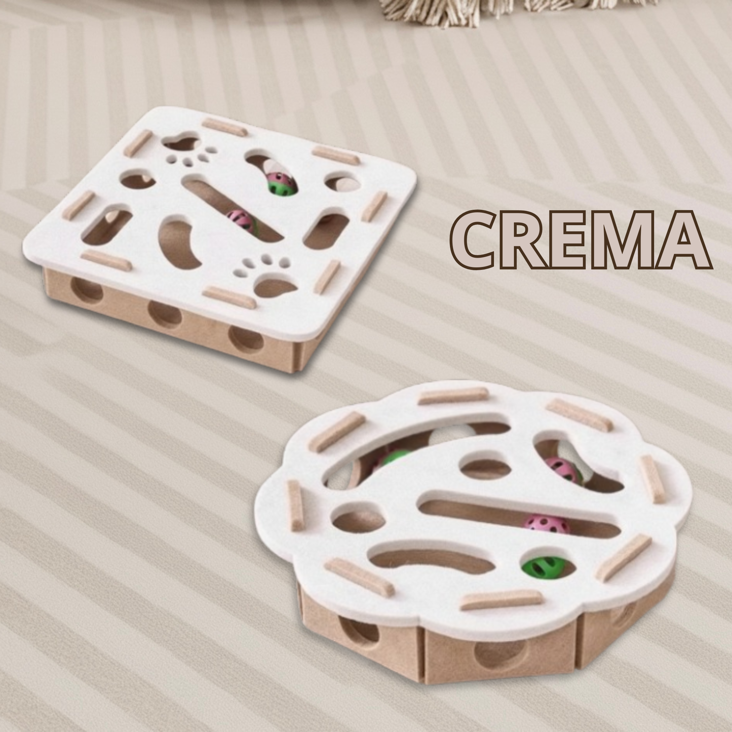 Juguete Rompecabezas para gatos.