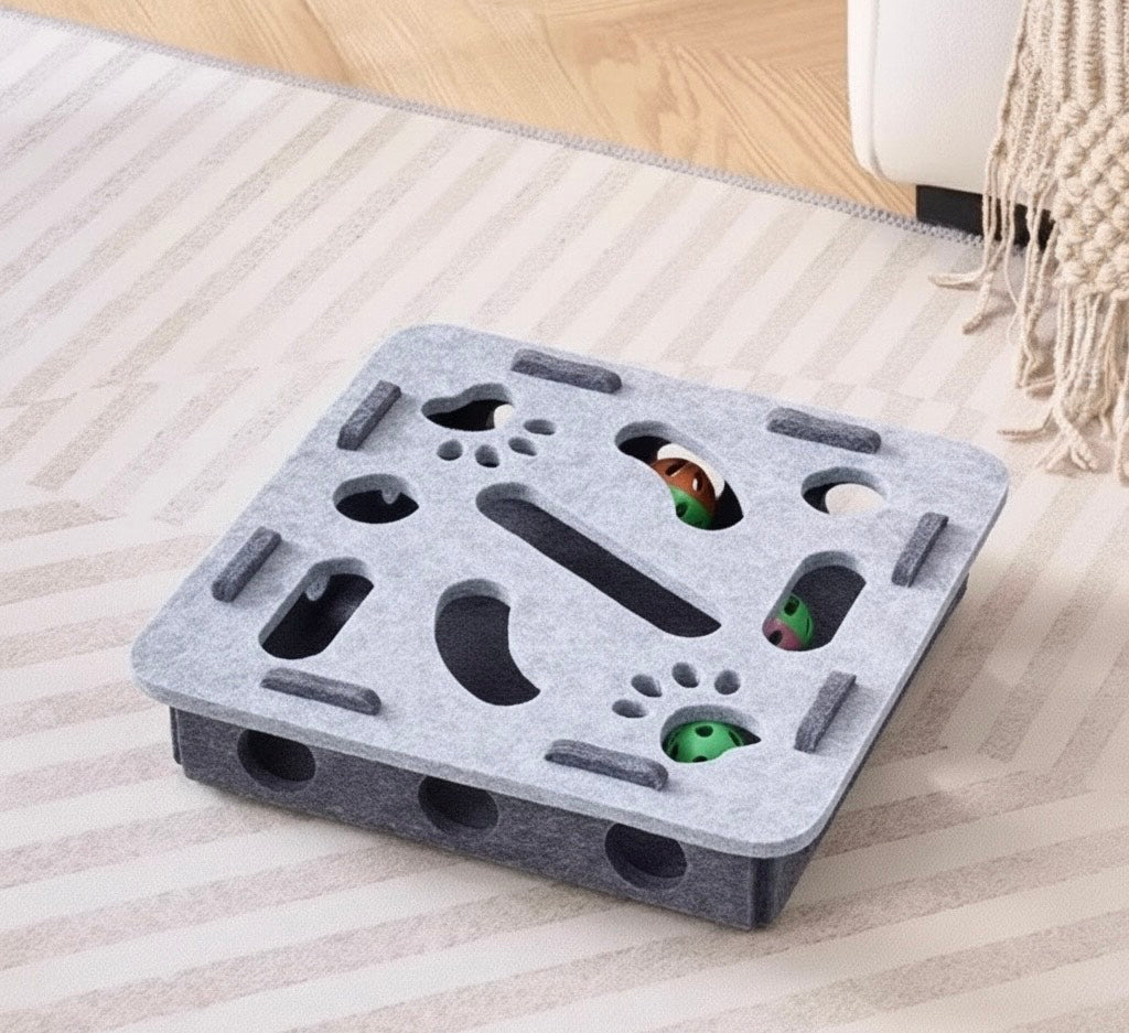 Juguete Rompecabezas para gatos.