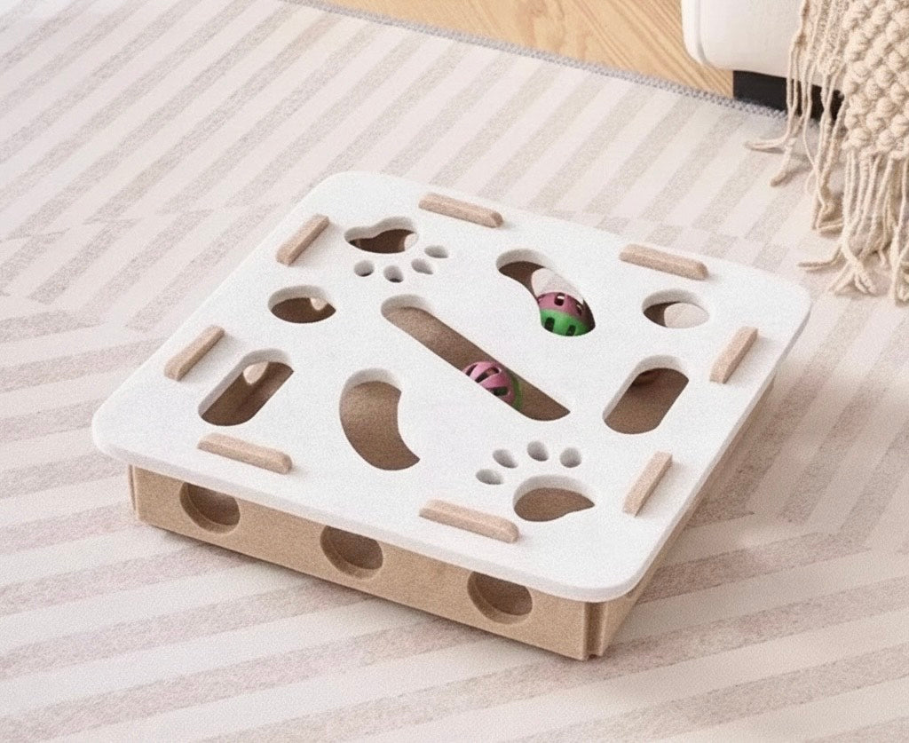 Juguete Rompecabezas para gatos.